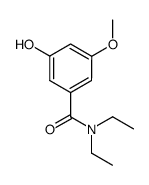 N,N-diethyl 3-hydroxy-5-methoxybenzamide结构式
