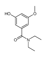 N,N-diethyl 3-hydroxy-5-methoxybenzamide Structure