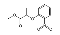 α-(2-Nitrophenoxy)-propionsaeure-methylester结构式