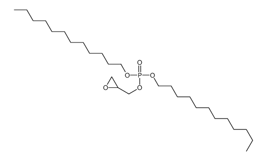 didodecyl oxiran-2-ylmethyl phosphate Structure