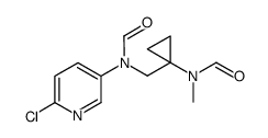 (6-chloropyridin-3-yl)({1-[formyl(methyl)amino]cyclopropyl}methyl)formamide Structure