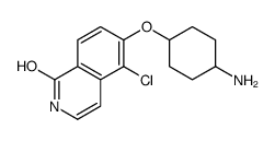 6-(4-aminocyclohexyl)oxy-5-chloro-2H-isoquinolin-1-one Structure