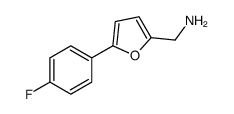 [5-(4-fluorophenyl)furan-2-yl]methanamine结构式