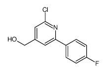 4-Pyridinemethanol, 2-chloro-6-(4-fluorophenyl) Structure