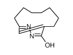 10,11-diazabicyclo[7.3.1]trideca-1(13),9-dien-12-one结构式