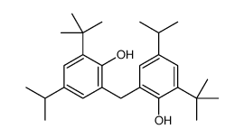 2,2'-methylenebis[6-tert-butyl-4-isopropylphenol] Structure
