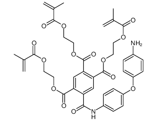 tris[2-(2-methylprop-2-enoyloxy)ethyl] 5-[[4-(4-aminophenoxy)phenyl]carbamoyl]benzene-1,2,4-tricarboxylate Structure