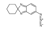 5-azidospiro[benzimidazole-2,1'-cyclohexane]结构式