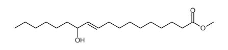 methyl 12-hydroxyoctadec-trans-10-enoate Structure