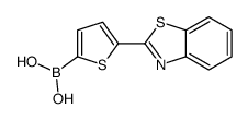 [5-(1,3-benzothiazol-2-yl)-2-thienyl]boronic acid结构式