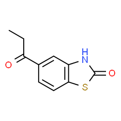 2(3H)-Benzothiazolone,5-(1-oxopropyl)-(9CI) picture