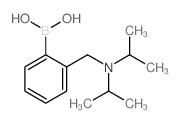 (2-((二异丙基氨基)甲基)苯基)硼酸结构式