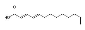 trideca-2,4-dienoic acid Structure
