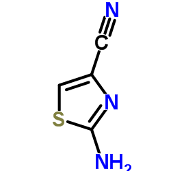 2-Amino-1,3-thiazole-4-carbonitrile structure