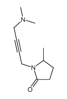 1-[4-(dimethylamino)but-2-ynyl]-5-methylpyrrolidin-2-one Structure
