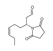 (Z)-(R)-3-(2,5-dioxopyrrolidin-1-yl)non-6-enal Structure