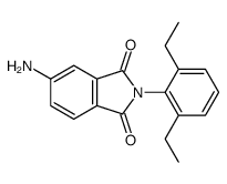 5-amino-2-(2,6-diethylphenyl)isoindole-1,3-dione结构式