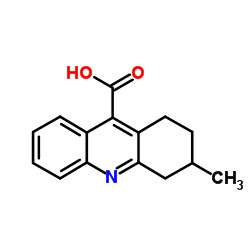 3-METHYL-1,2,3,4-TETRAHYDRO-ACRIDINE-9-CARBOXYLIC ACID Structure