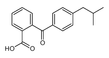 2-[4-(2-methylpropyl)benzoyl]benzoic acid Structure