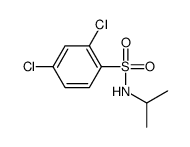 2,4-dichloro-N-propan-2-ylbenzenesulfonamide结构式