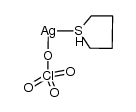 [Ag(OClO3)(tetrahydrothiophene)] Structure