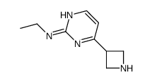 4-(azetidin-3-yl)-N-ethylpyrimidin-2-amine structure