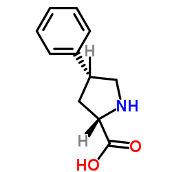 (4R)-4-Phenyl-L-proline structure