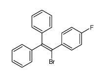 1-(1-bromo-2,2-diphenylethenyl)-4-fluorobenzene Structure