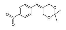 2,2-dimethyl-5-[(4-nitrophenyl)methylidene]-1,3-dioxane结构式