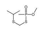 2-[[methoxy(methyl)phosphoryl]sulfanylmethylsulfanyl]propane结构式