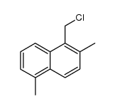 1-chloromethyl-2,5-dimethyl-naphthalene Structure