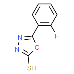 5-(2-Fluoro-phenyl)-[1,3,4]oxadiazole-2-thiol structure