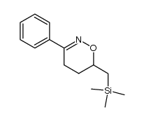 6-(Trimethylsilyl)methyl-3-phenyl-5,6-dihydro-4H-1,2-oxazine Structure