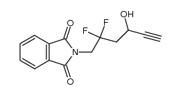 2,2-difluoro-1-phthalimido-5-hexyn-4-ol结构式