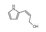 (2Z)-3-(pyrrol-2-yl)prop-2-enol结构式