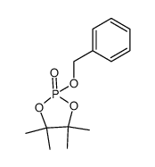 2-Benzyloxy-4,4,5,5-tetramethyl-[1,3,2]dioxaphospholane 2-oxide Structure