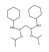 1,1'-methylenebis(N-cyclohexyl-1-isopropoxyphosphinamine) Structure