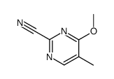 2-Pyrimidinecarbonitrile, 4-methoxy-5-methyl- (9CI) Structure