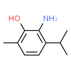 Phenol, 2-amino-6-methyl-3-(1-methylethyl)- (9CI) structure