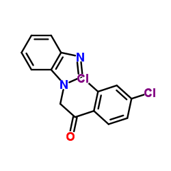 Ethanone,2-(1H-benzimidazol-1-yl)-1-(2,4-dichlorophenyl)- Structure