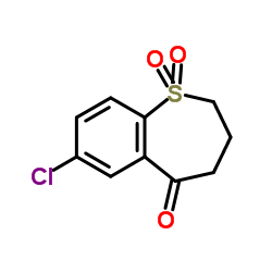 7-Chloro-3,4-dihydro-1-benzothiepin-5(2H)-one 1,1-dioxide图片