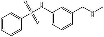 N-{3-[(Methylamino)methyl]phenyl}benzenesulfonamide Structure