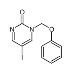 5-iodo-1-(phenoxymethyl)pyrimidin-2-one Structure