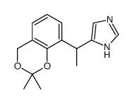 5-[1-(2,2-dimethyl-4H-1,3-benzodioxin-8-yl)ethyl]-1H-imidazole结构式