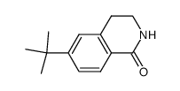 6-(叔丁基)-3,4-二氢异喹啉-1(2H)- 酮结构式