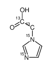 2-imidazol-1-ylacetic acid Structure