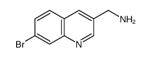 (7-bromoquinolin-3-yl)methanamine Structure