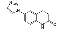 6-imidazol-1-yl-3,4-dihydro-1H-quinolin-2-one结构式