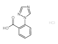 2-(1H-1,2,4-TRIAZOL-1-YL)BENZOIC ACID HYDROCHLORIDE结构式