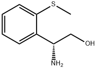 (R)-2-Amino-2-(2-(methylthio)phenyl)ethan-1-ol structure